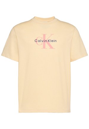 Calvin Klein Jeans, HERO MONOLOGO TEE - Μπλουζάκι με στάμπα - yellow heather