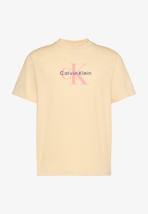 Calvin Klein Jeans, HERO MONOLOGO TEE - Μπλουζάκι με στάμπα - yellow heather