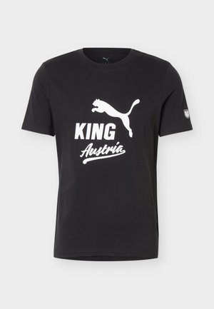 Puma, AUSTRIA ÖFB KING LOGO TEE - Printtipaita - puma/warm white