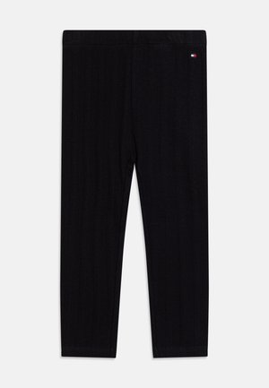 Tommy Hilfiger BABY FLOWER POINTELLE UNISEX - Legging (type pantalon) - desert sky