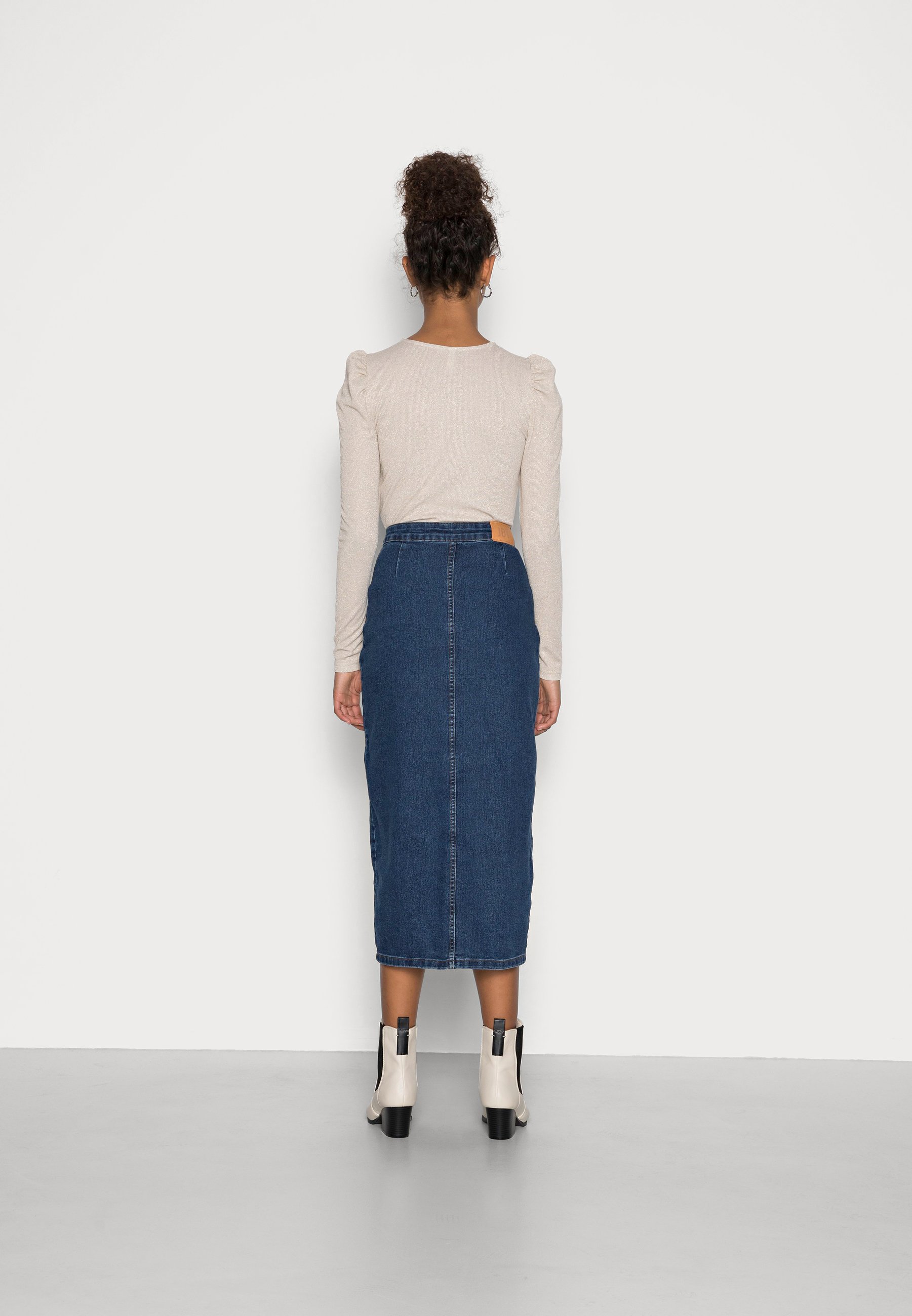 blue denim skirt tall
