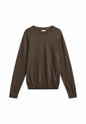 Bläck, MENTON KNITTED SWEATER - Trui - taupe mel