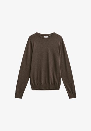 Bläck, MENTON KNITTED SWEATER - Trui - taupe mel