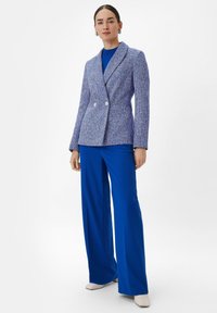 comma MIT STRUKTURMUSTER - Blazer - royalblau