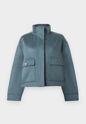 DOUBLE FACE CROPPED JACKET - Overgangsjakke - seine blue