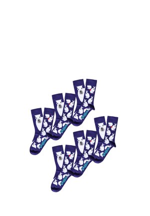 6-PACK GRUMBLE IN THE JUNGLE - Calcetines - lila
