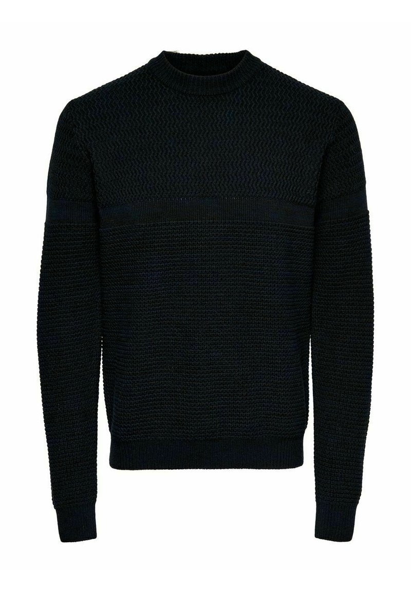 Herren Strickjacken | Only & Sons Strickpullover dark navy/dunkelblau - MA55443 Herren Strickjacken | Only & Sons Strickpullover dark navy/dunkelblau - MA55443