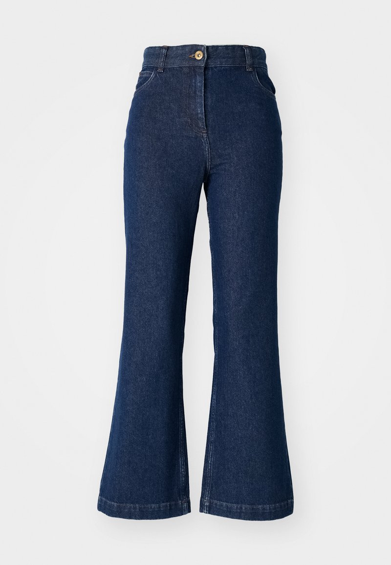 Jean Bootcut Femme Union Blues Taille 34 Longueur 29 - Délavé Bleu Foncé - Coton Denim - Occasion Très Bon état