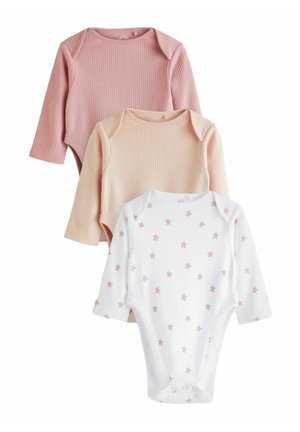 HIP DYSPLASIA LONG SLEEVE 3 PACK - REGULAR FIT - Glaustinukė - pink