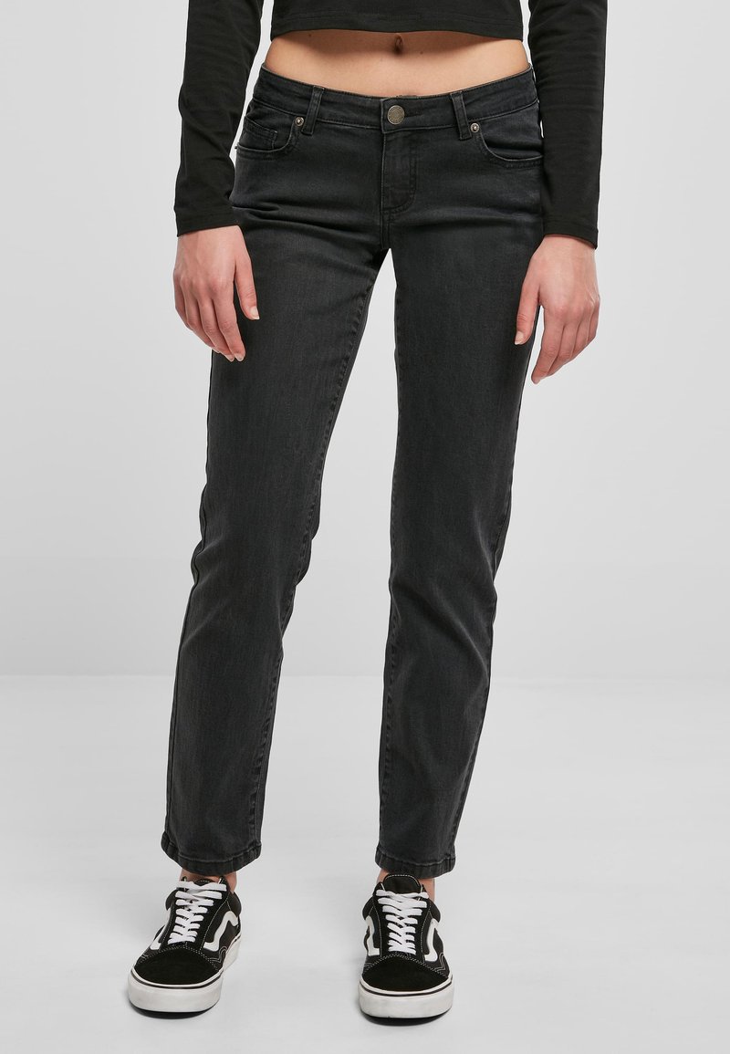 Urban Classics Jean droit - black washed