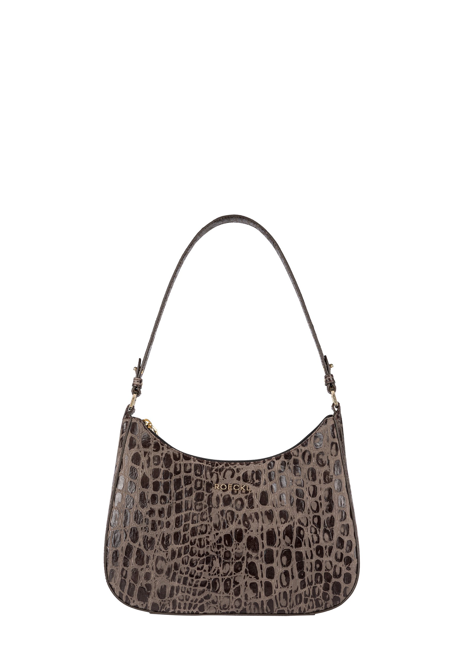 Roeckl CLEO SMALL CROCO Handtasche mocca/dunkelbraun Zalando