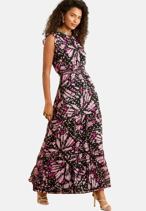 Rochie maxi - green abstract
