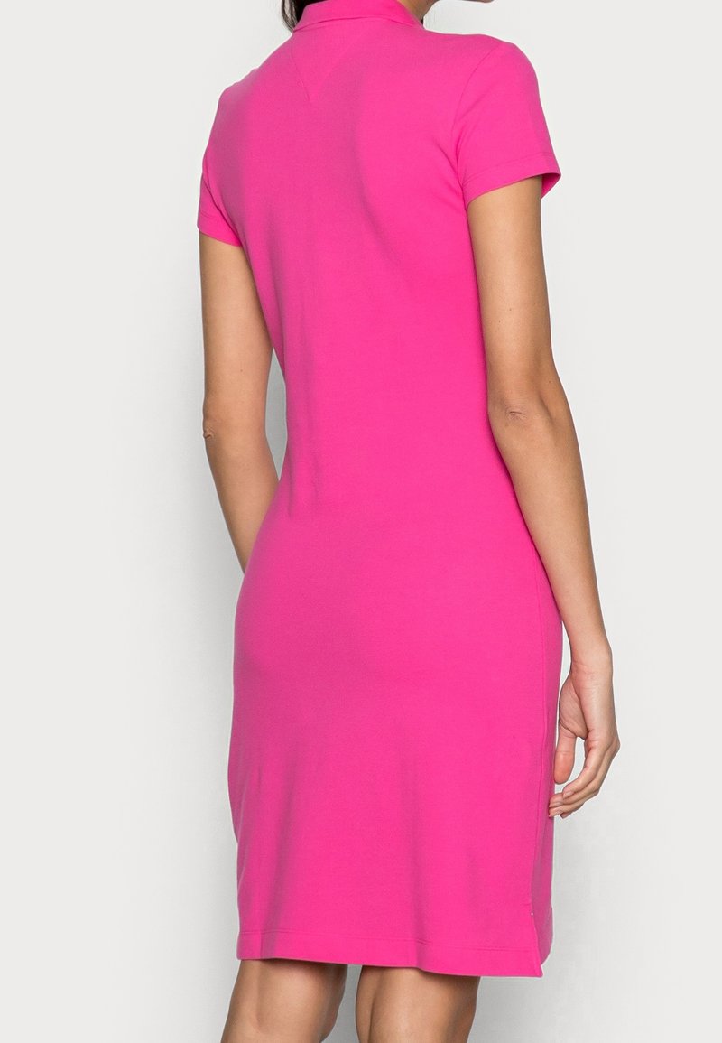 long sleeve hot pink mini dress Mia Pink Long Sleeve Mini Dress main image 1