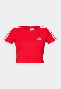 ESSENTIALS 3 STRIPES BABY - Printtipaita - better scarlet