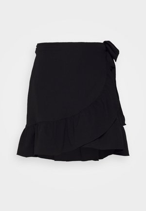 VMCITA BOBBLE WRAP SKIRT - Minikjol - black