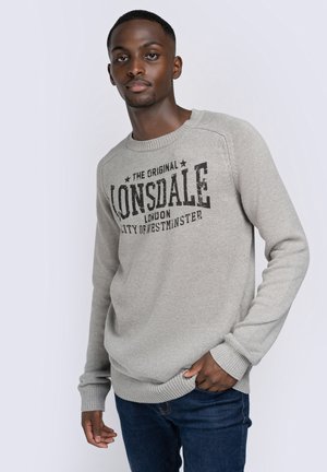 NORMALE PASSFORM  - Pulover - grey melange/black