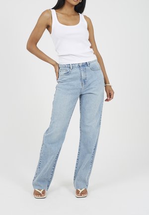 Straight leg jeans - blue denim