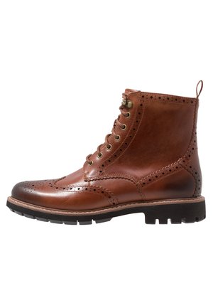 BATCOMBE LORD - Lace-up ankle boots - dark tan