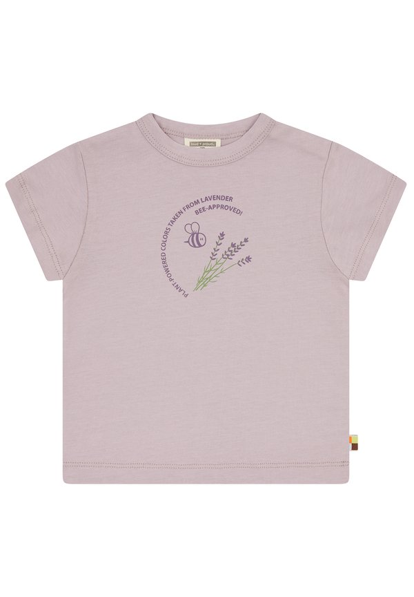 T-SHIRT MIT PFLANZENFARBEN GEFÄRBT - T-Shirt print - lavender