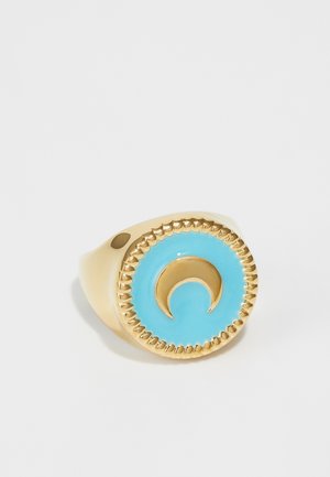 BUTTON SIGNET UNISEX - Anello - splash blue