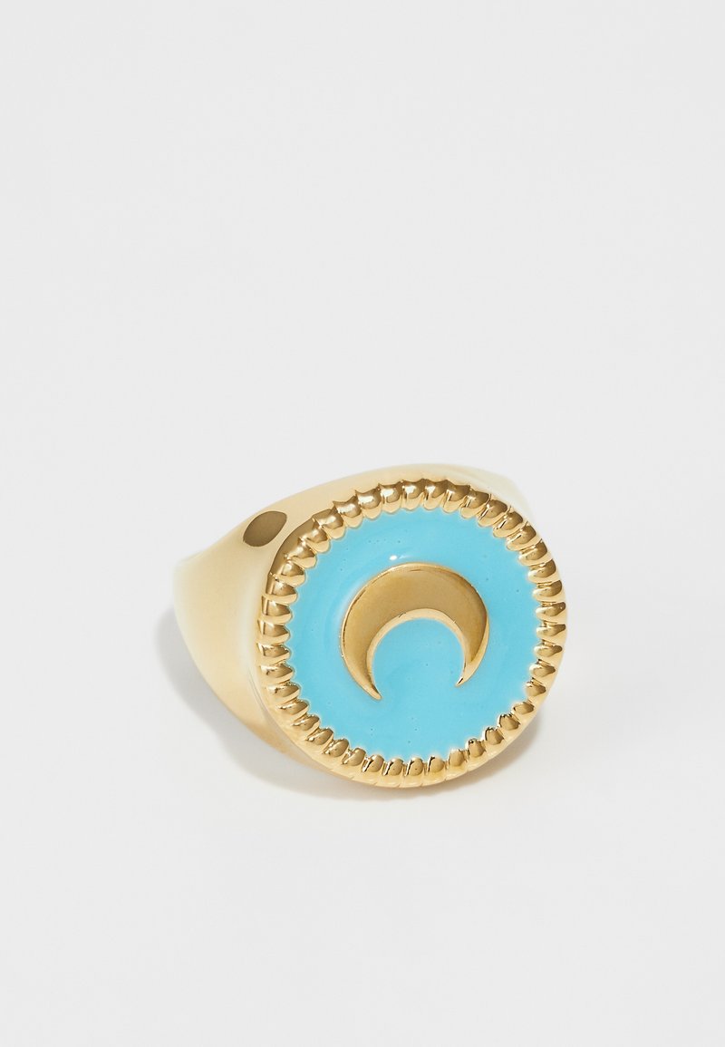 MARINE SERRE BUTTON SIGNET UNISEX - Anello - splash blue