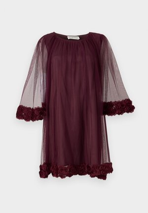 Ida Sjöstedt RIVER ROSE DRESS - Vestido de cóctel - burgundy