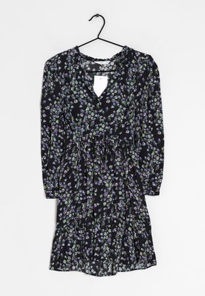 Mango, Jurk - black/blue/purple