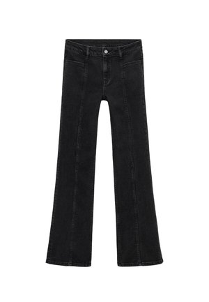 WITH STARS - Flared Jeans - black denim