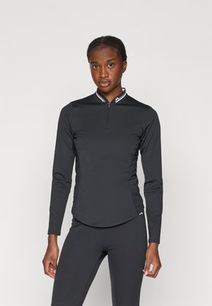 HARPER QUARTER ZIP MID LAYER - Hosszú ujjú felső - black