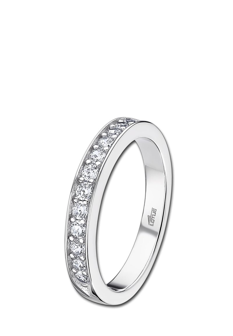 Lotus Silver Bague - weiß silberfarben
