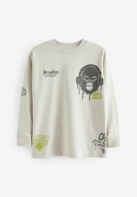 Next GRAPHIC 3 PACK REGULAR FIT - T-shirt à manches longues - blue grey cream gorilla