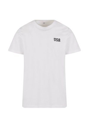Mister Tee, USA TEE - T-Shirt print - white
