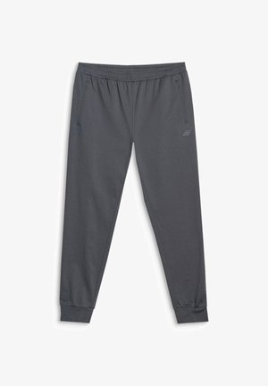 4F, 4F SPODNIE TRENINGOWE SZYBKOSCHNĄCE MĘSKIE - CZARNE 3XL - Trainingsbroek - anthracite melange