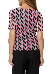 s.Oliver BLACK LABEL T-Shirt print - schwarz
