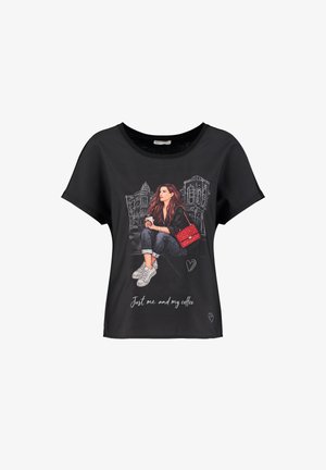 Key Largo, KEY LARGO T-SHIRT WT BREAK ROUND - T-Shirt print - black