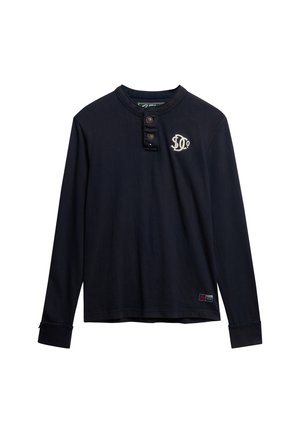 Superdry & Co VINTAGE ATHLETIC GRANDAD  - Longsleeve - eclipse navy