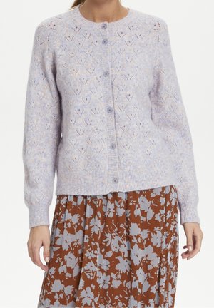 Chaqueta de punto - mottled blue