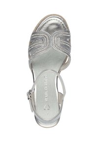 Marco Tozzi Espadrillas - grau silver comb