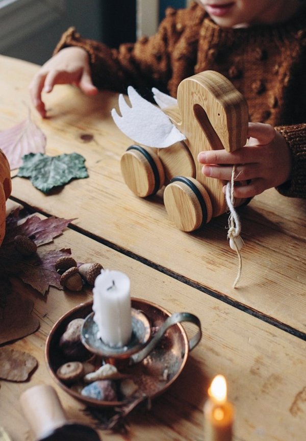 ZIEHTIER SCHWAN – Holzspielzeug