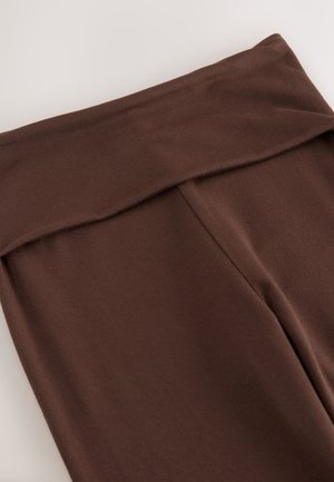 Next REGULAR FIT - FLARE - Pantaloni - chocolate brown