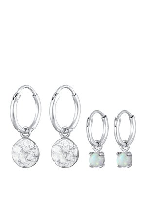 Elli 2 PACK HOOPS - Ohrringe - silber