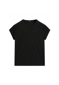 SHORT SLEEVE WITH ROUND NECK - T-shirt basic - black denim