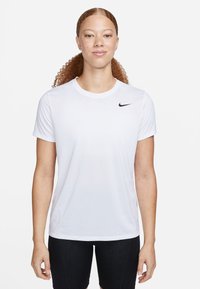 Nike Performance - TEE - Sports T-shirt - white/black Thumbnail Image 1