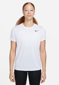 Nike Performance - TEE - Sports T-shirts - white/black Miniaturebillede 1