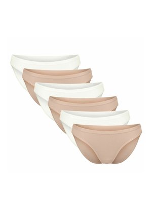 GO DAILY 6ER PACK - Slip - beige   weiß