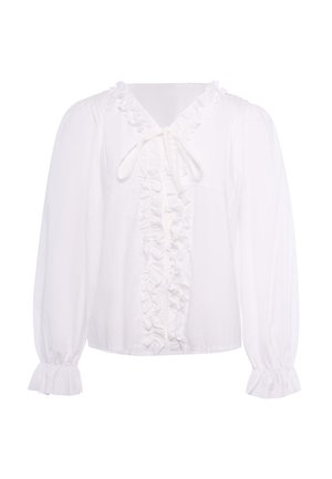 IZIA, IZIA BLOUSE - Hemdbluse - white