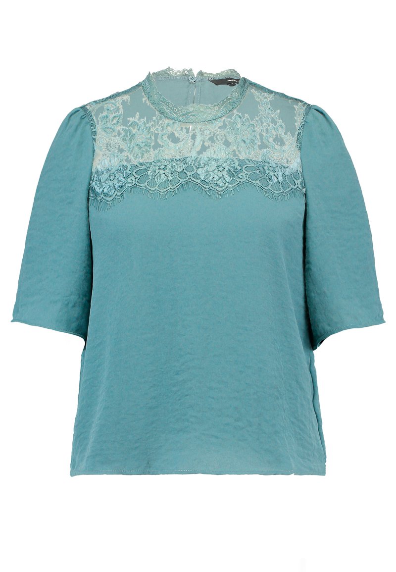 Vero Moda T-shirt print donkergroen