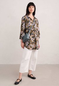 Seasalt Cornwall FAL  - Tuniek - yellow  pattern flower grain