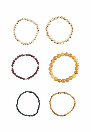Next, SET - Armband - burgundy red