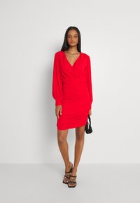 VILA VIPARTINA DRESS - Vestido direito - high risk red